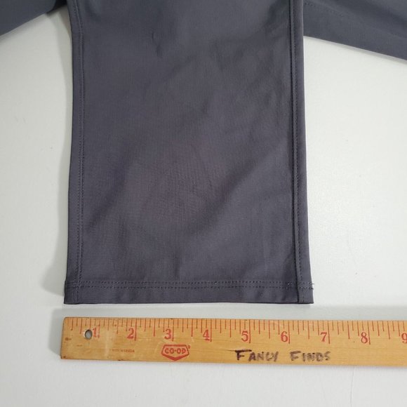 Vuori Pants Mens 32 Gray Meta Tapered Leg Stretch Chino Flat Front Pockets - Picture 11 of 12
